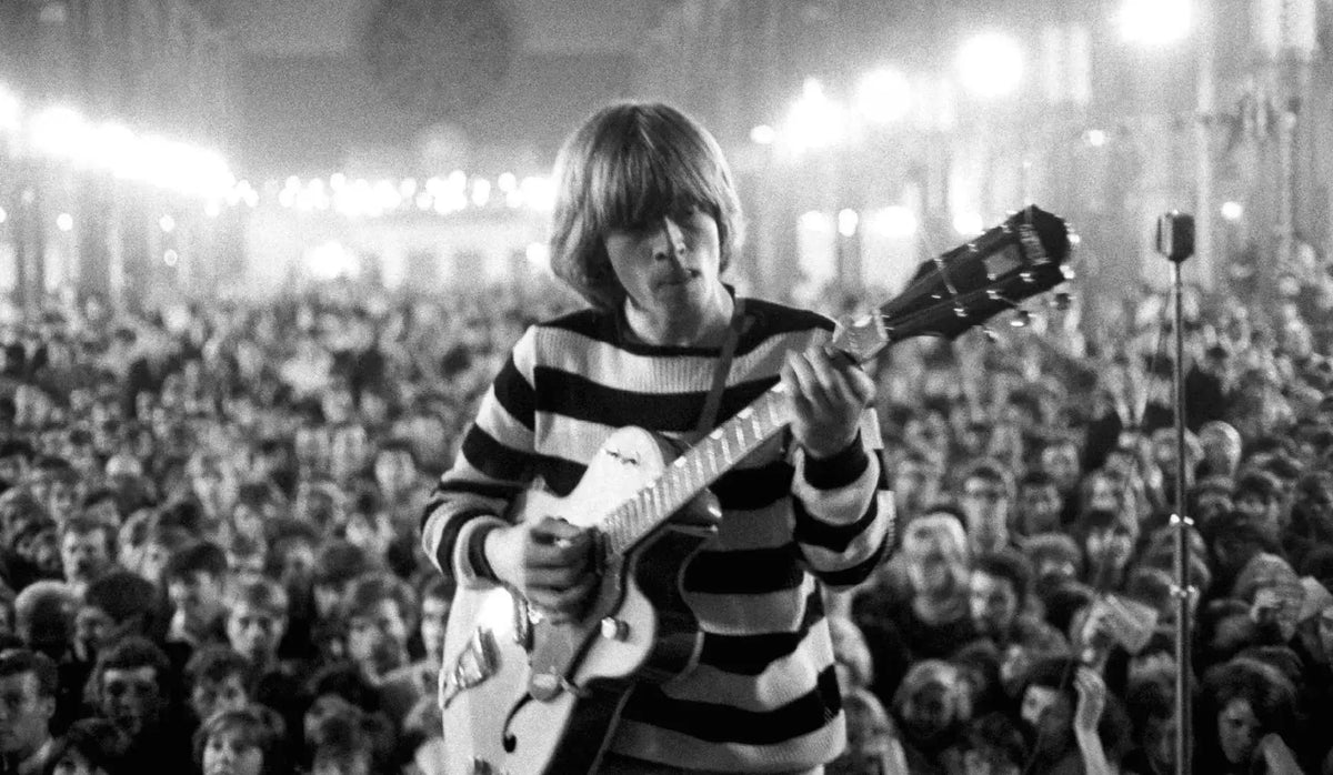 Brian Jones on stage