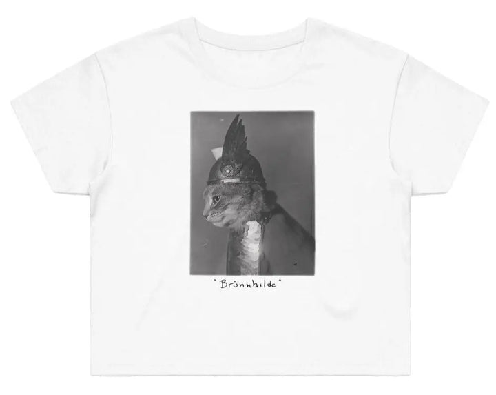 Brunhilde Kitty Street Crop Tee