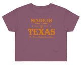 Made in Texas  -  Street Crop Tee