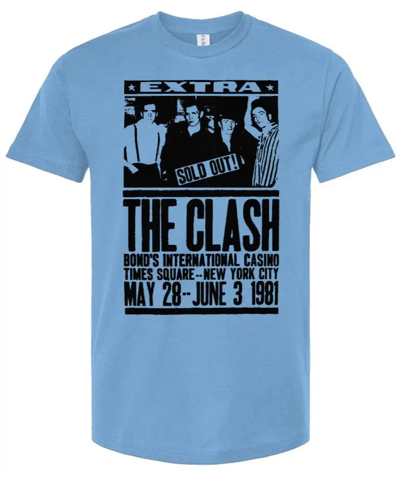 The Clash at Bond's International Casino NYC  -  Unisex T Shirt