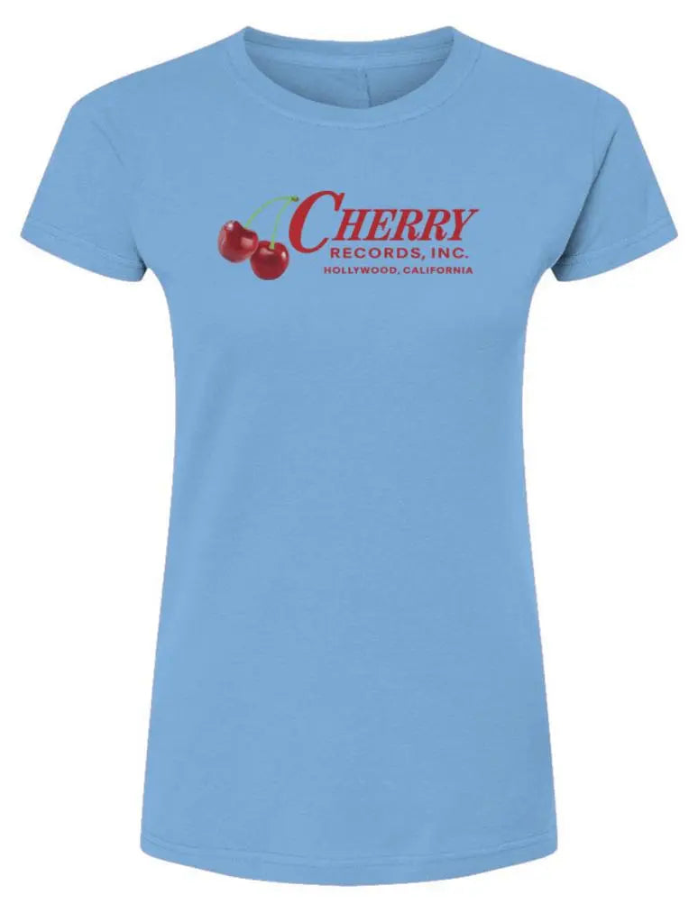 Cherry Records  -  Womens Fine Jersey T-Shirt