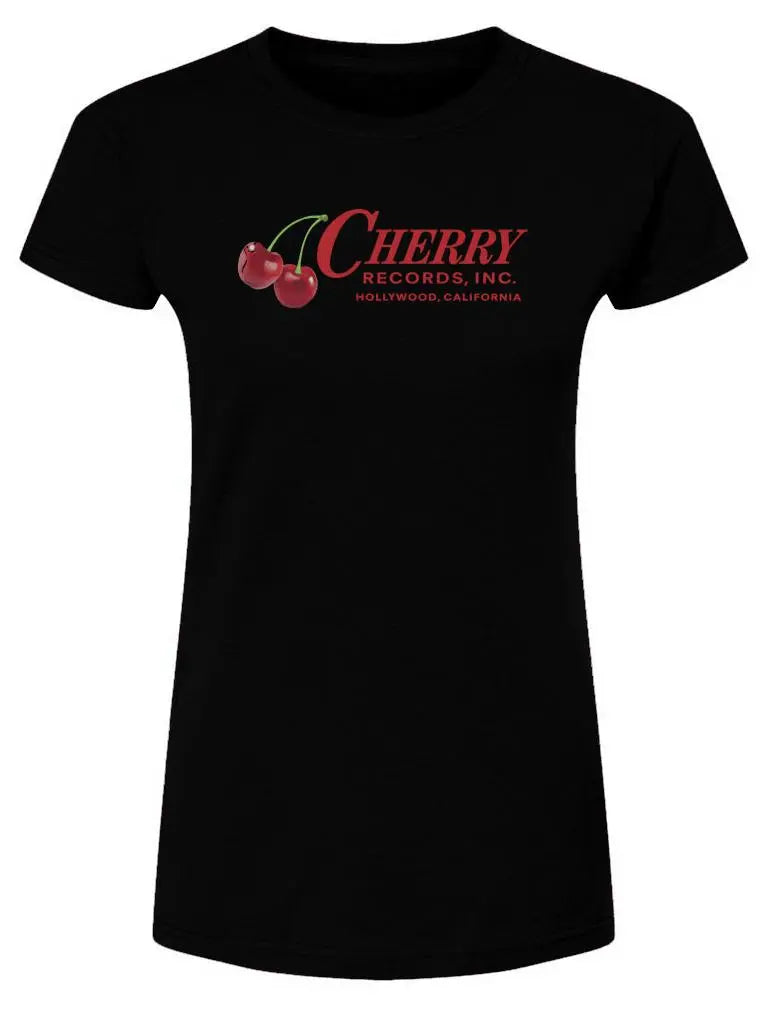 Cherry Records  -  Womens Fine Jersey T-Shirt