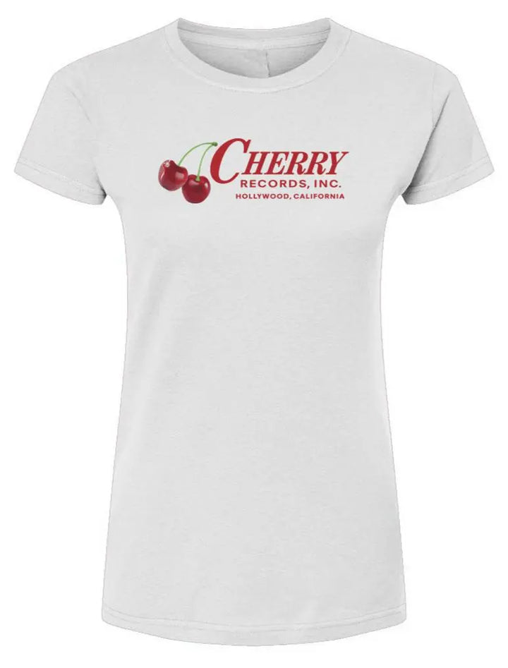 Cherry Records  -  Womens Fine Jersey T-Shirt