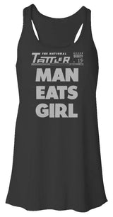 Man Eats Woman - Flowy Racerback Tank