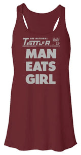 Man Eats Woman - Flowy Racerback Tank