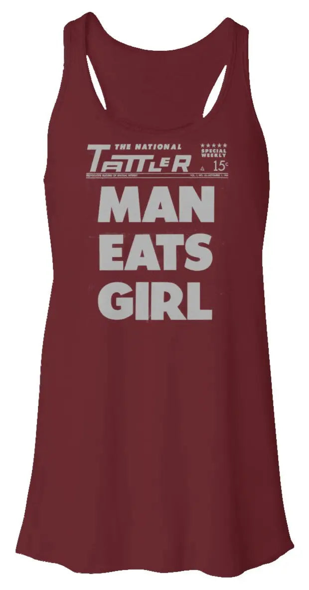 Man Eats Woman - Flowy Racerback Tank