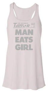 Man Eats Woman - Flowy Racerback Tank