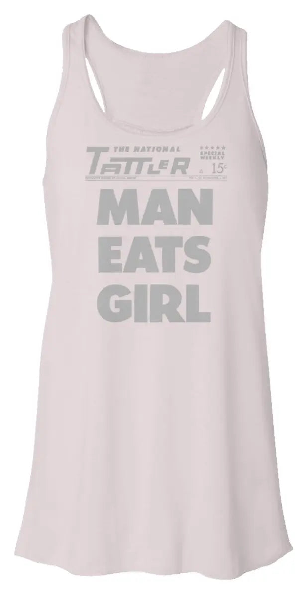 Man Eats Woman - Flowy Racerback Tank