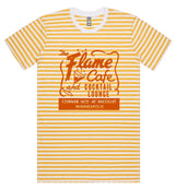 White Yellow Stripe Tee