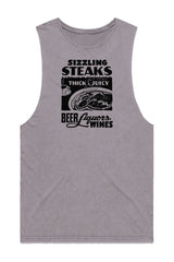 Steaks - Men's Stone Wash Tank