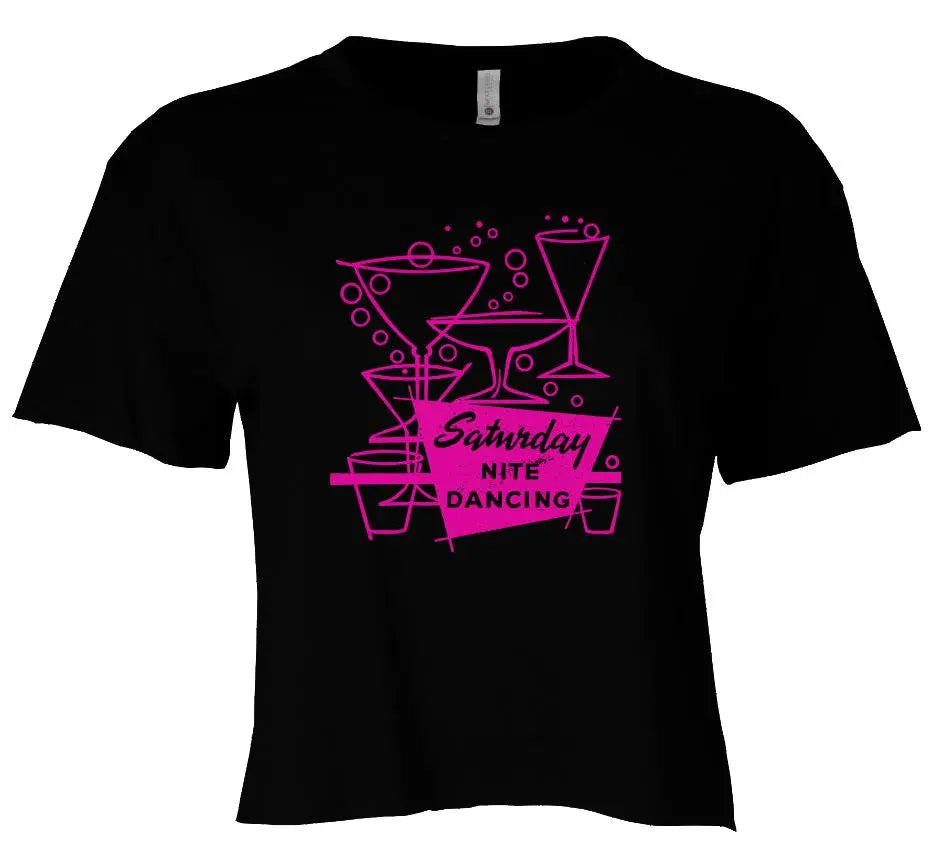 "Saturday Night Dancing" Women's Crop Top