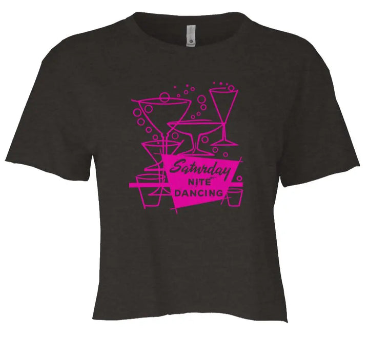 "Saturday Night Dancing" Women's Crop Top