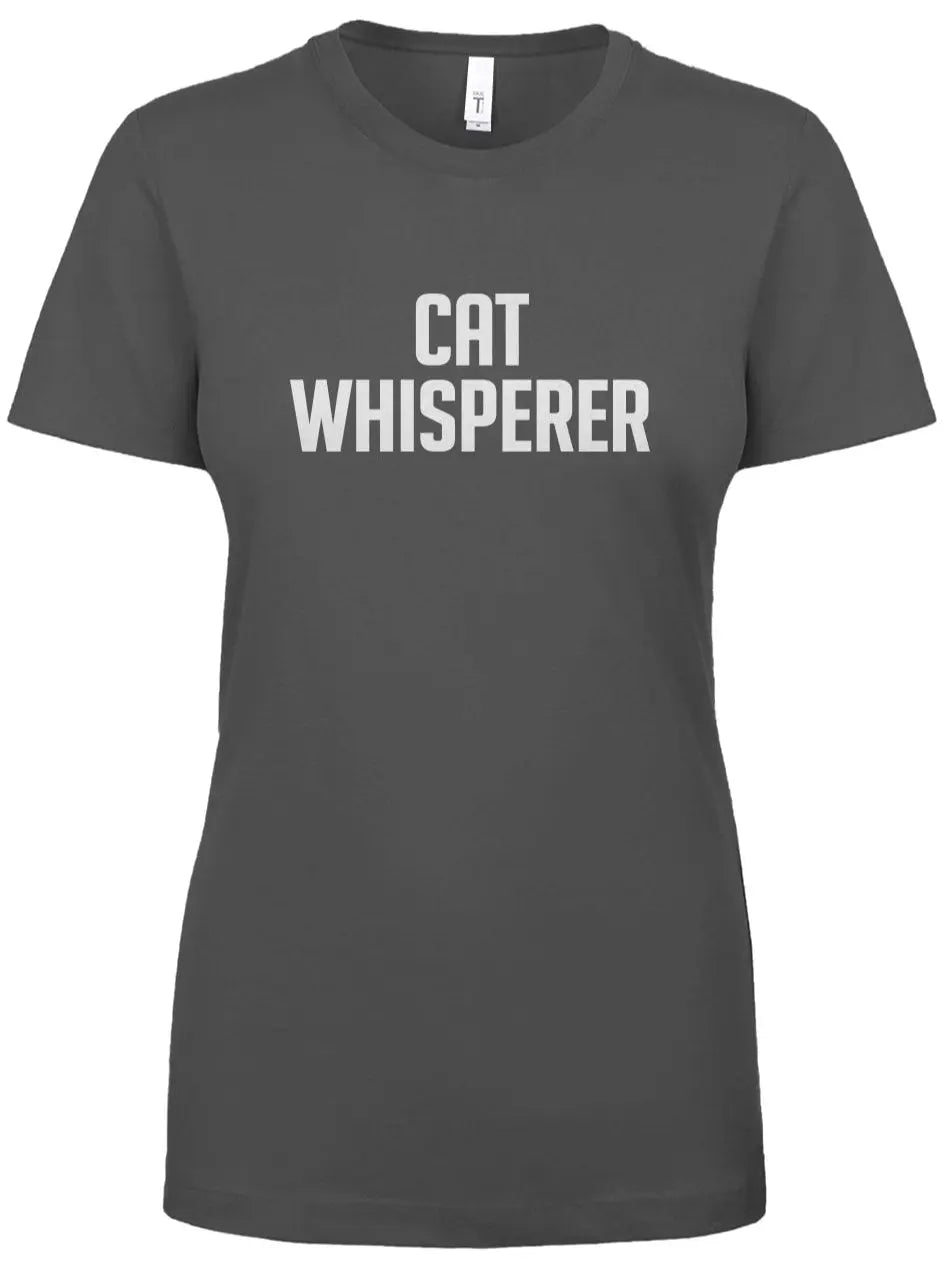 "Cat Whisperer" Women's Crew T-Shirt