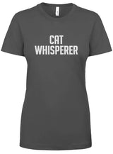 "Cat Whisperer" Women's Crew T-Shirt