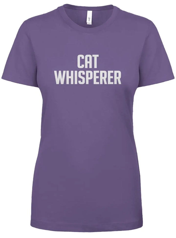 "Cat Whisperer" Women's Crew T-Shirt