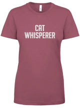"Cat Whisperer" Women's Crew T-Shirt
