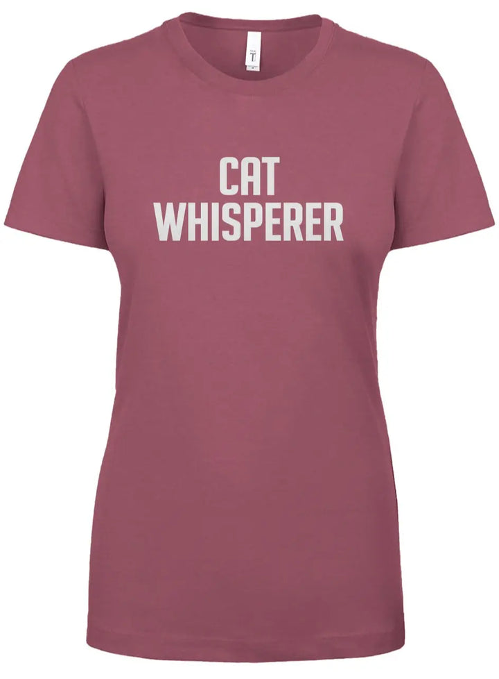 "Cat Whisperer" Women's Crew T-Shirt