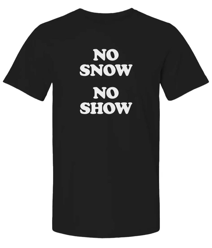 "No Snow No Show" Premium Unisex T-Shirt (Eric Clapton)