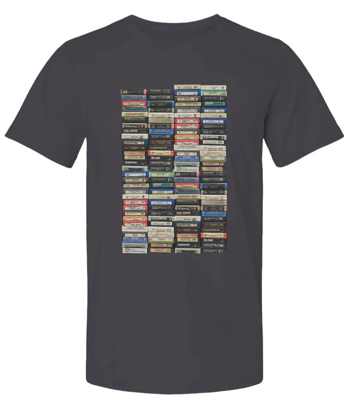 "Stacks of 8-Tracks" Premium Unisex T-Shirt