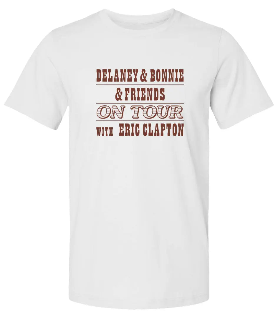 "Delaney & Bonnie with Eric Clapton" Premium Unisex T-Shirt