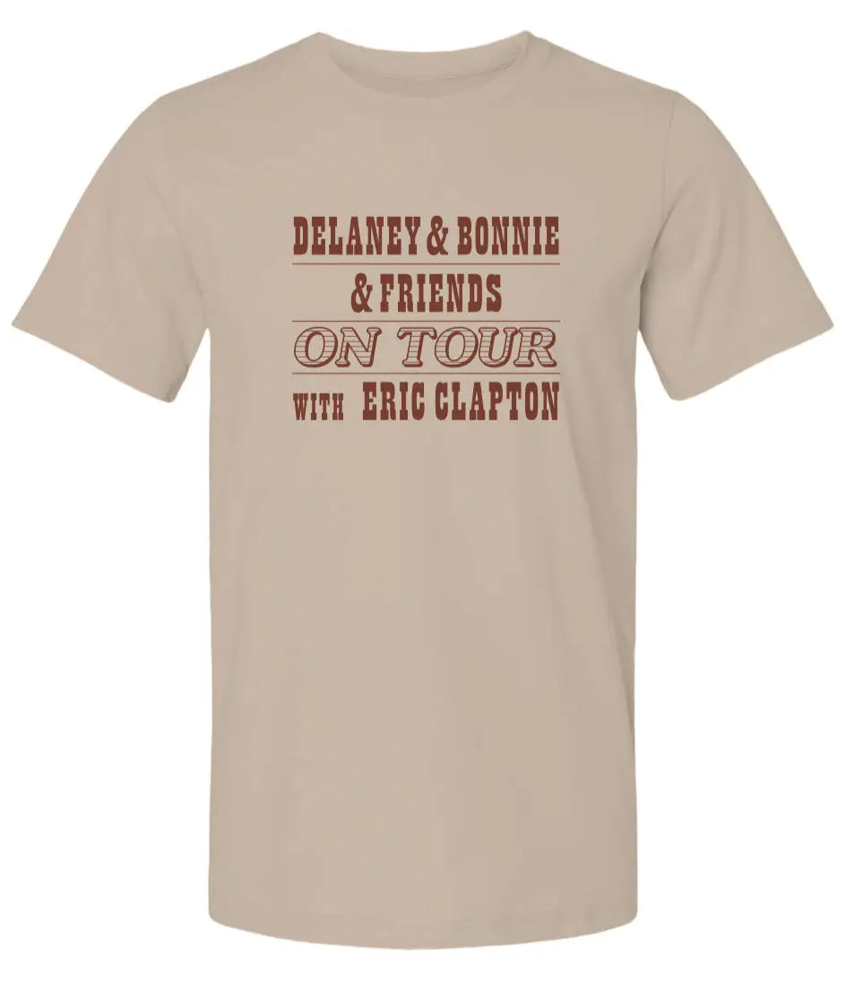 "Delaney & Bonnie with Eric Clapton" Premium Unisex T-Shirt
