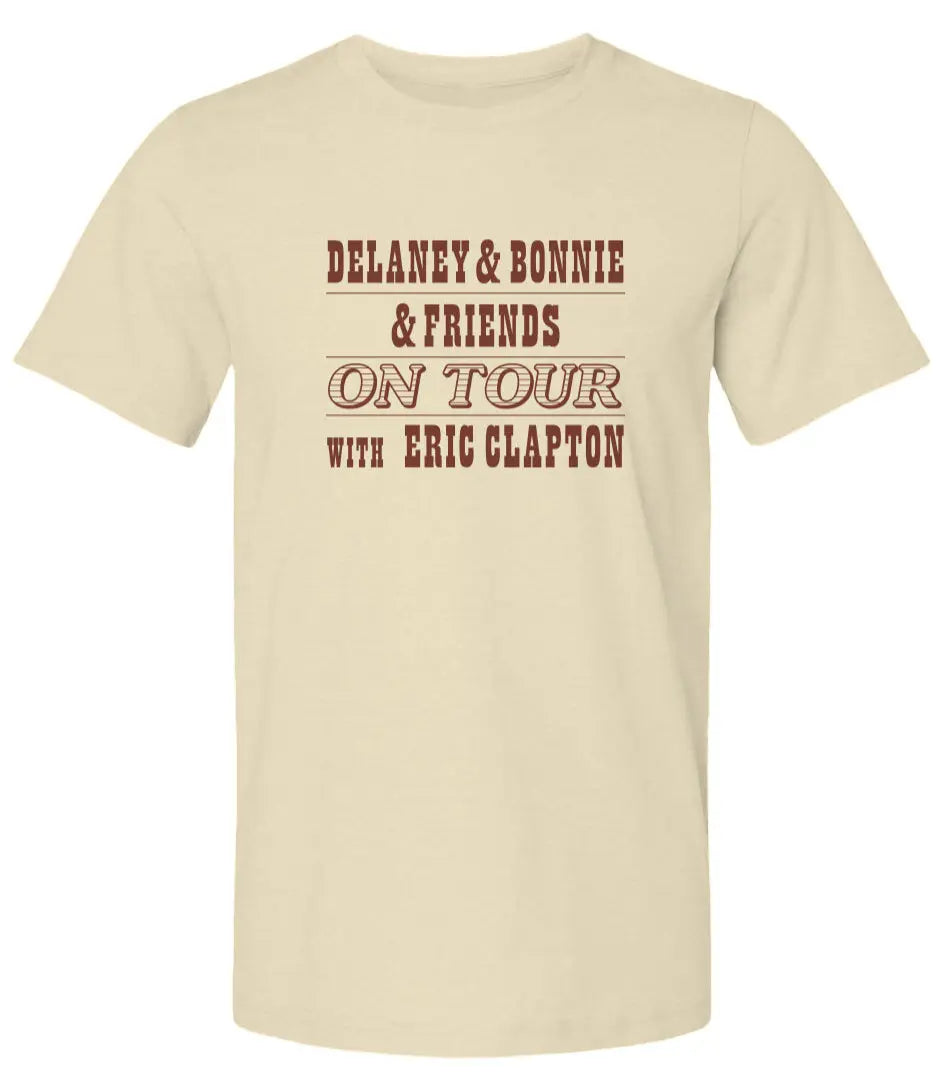 "Delaney & Bonnie with Eric Clapton" Premium Unisex T-Shirt