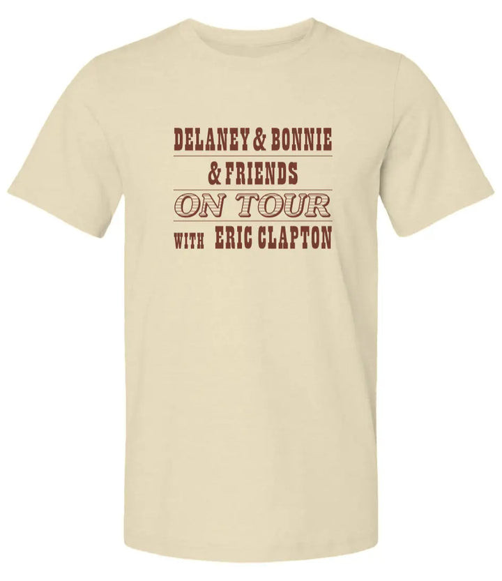 "Delaney & Bonnie with Eric Clapton" Premium Unisex T-Shirt