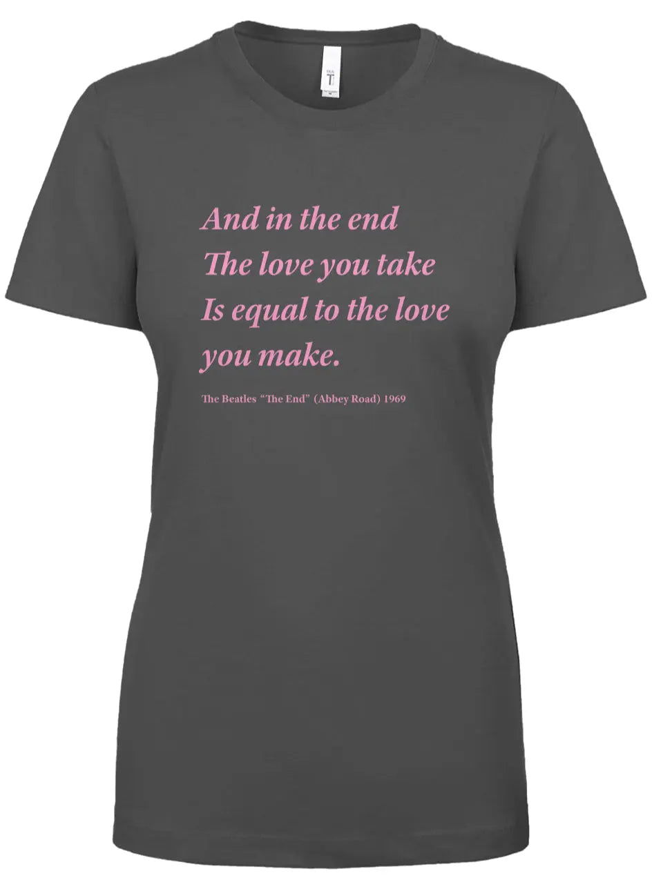 "The Beatles - The End" Women’s Crew Tee