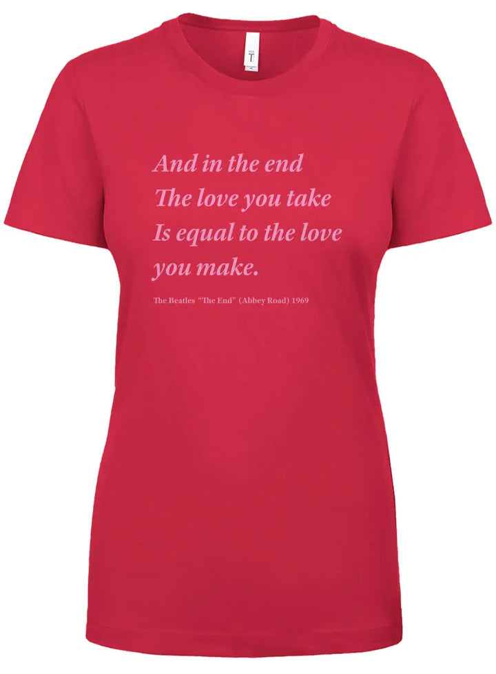 "The Beatles - The End" Women’s Crew Tee