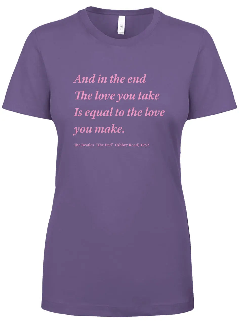 "The Beatles - The End" Women’s Crew Tee