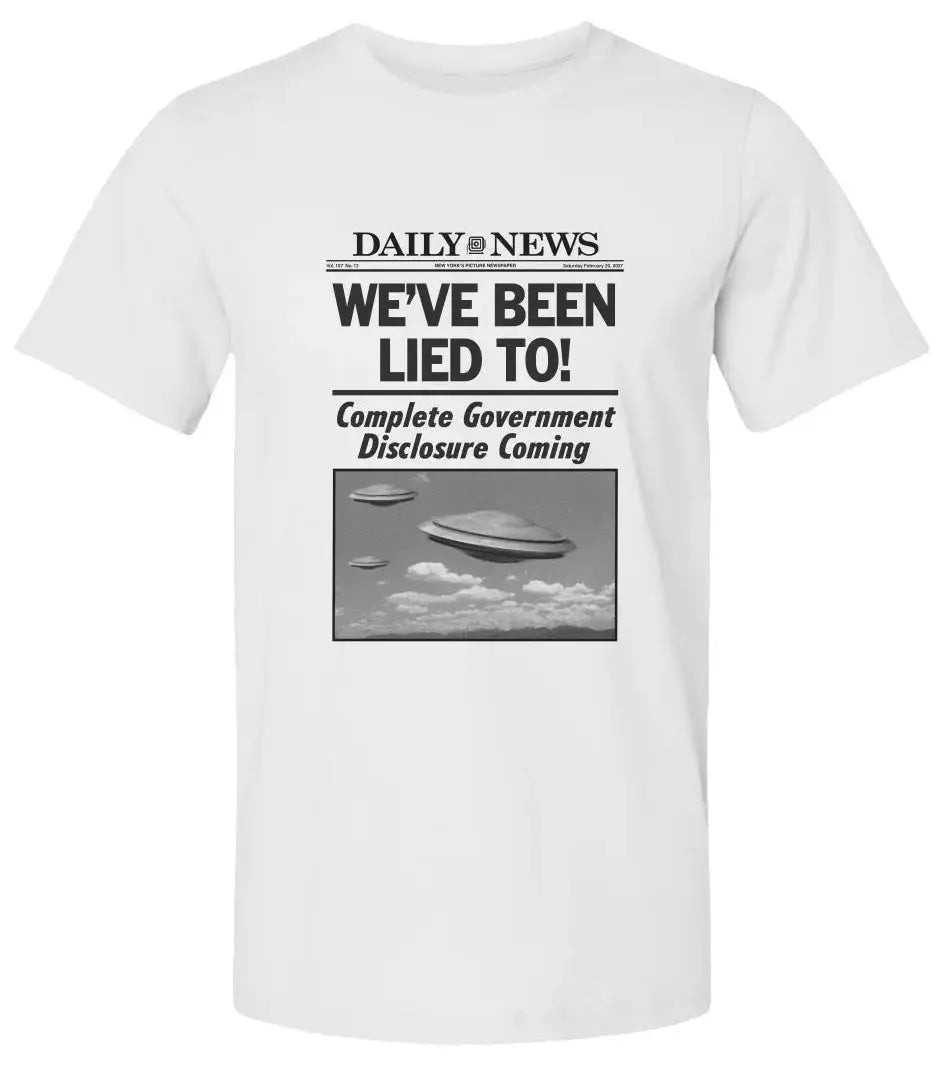 "We've Been Lied To!" Premium Unisex T-Shirt