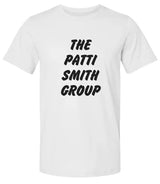 "The Patti Smith Group" Premium Unisex White T-Shirt - Amp’d Apparel