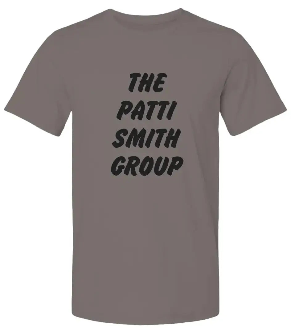 "The Patti Smith Group" Premium Unisex Asphalt T-Shirt - Amp’d Apparel