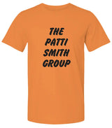 "The Patti Smith Group" Premium Unisex Orange T-Shirt - Amp’d Apparel