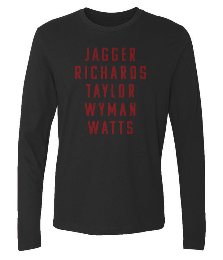 "Jagger Richards Taylor" Men's Cotton Long-Sleeve Crew