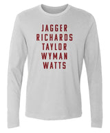 "Jagger Richards Taylor" Men's Cotton Long-Sleeve Crew