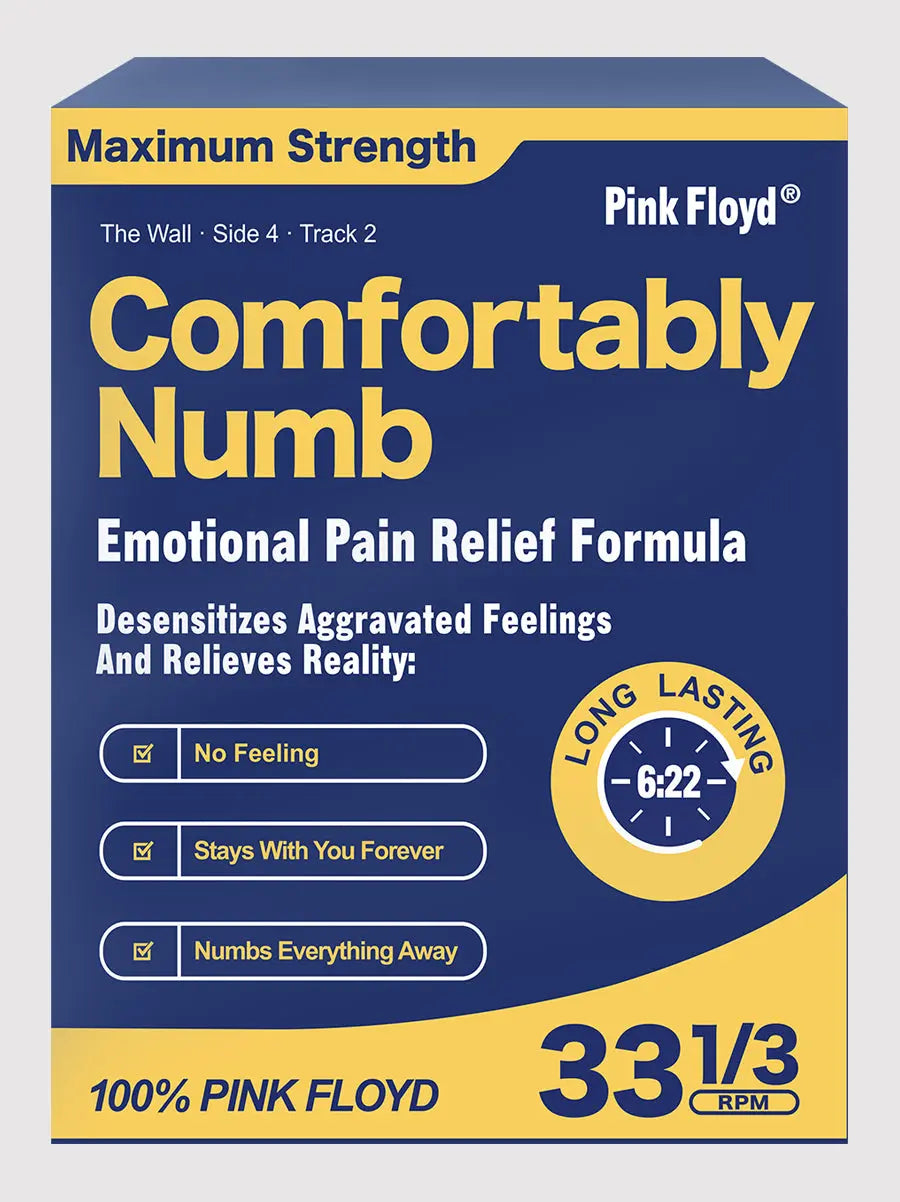 Closeup of Comfortably Numb graphic