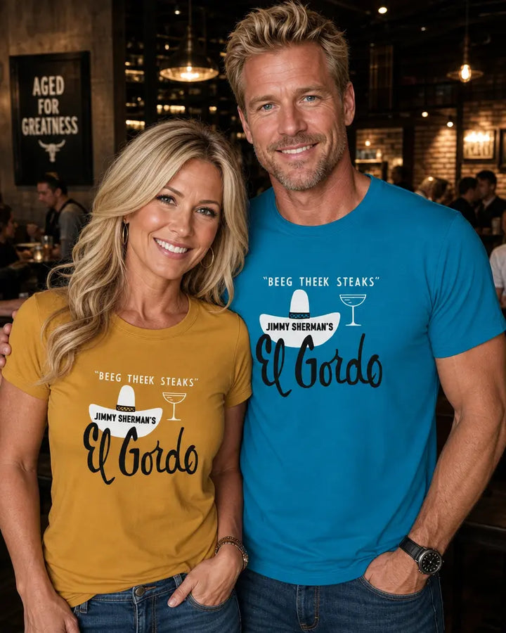 "Jimmy Sherman's El Gordo" Premium Unisex T-Shirt