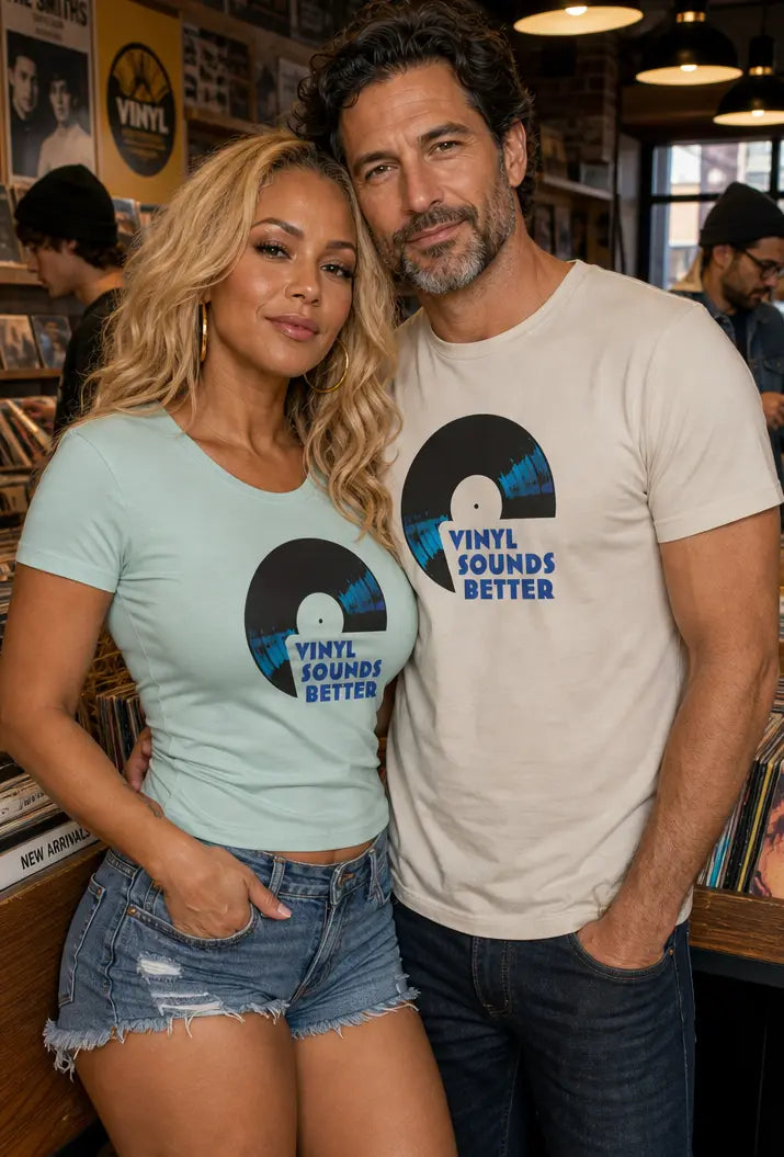 Vinyl Sounds Better tees