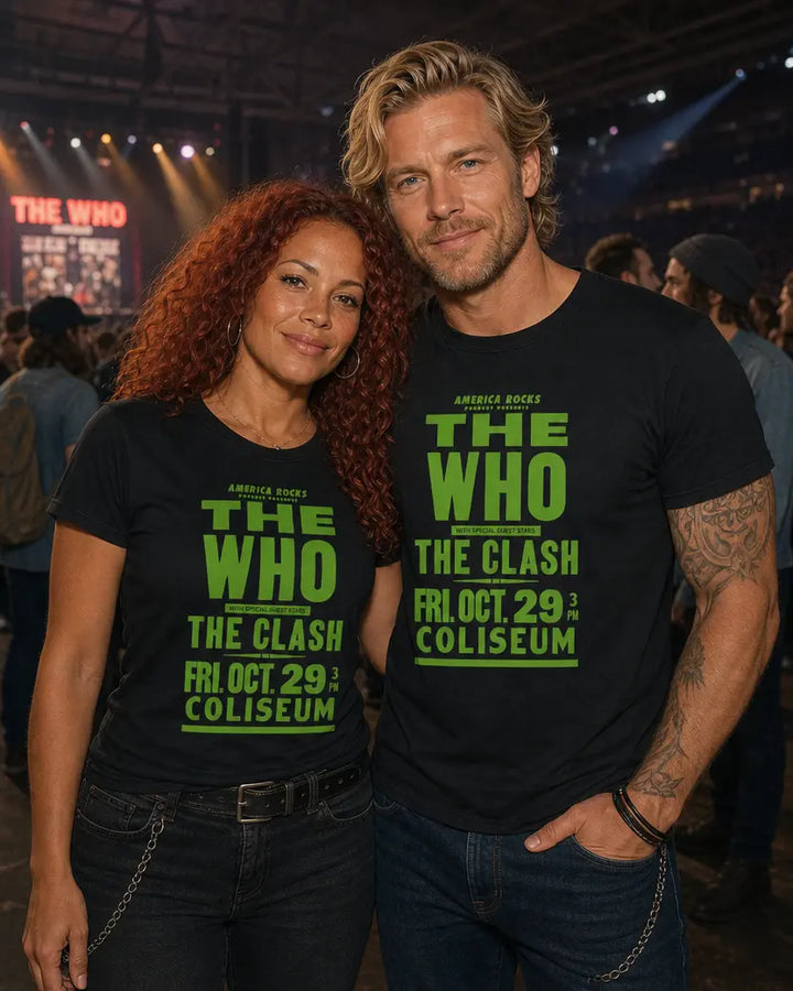 "The Who - The Clash" Premium Unisex T-Shirt