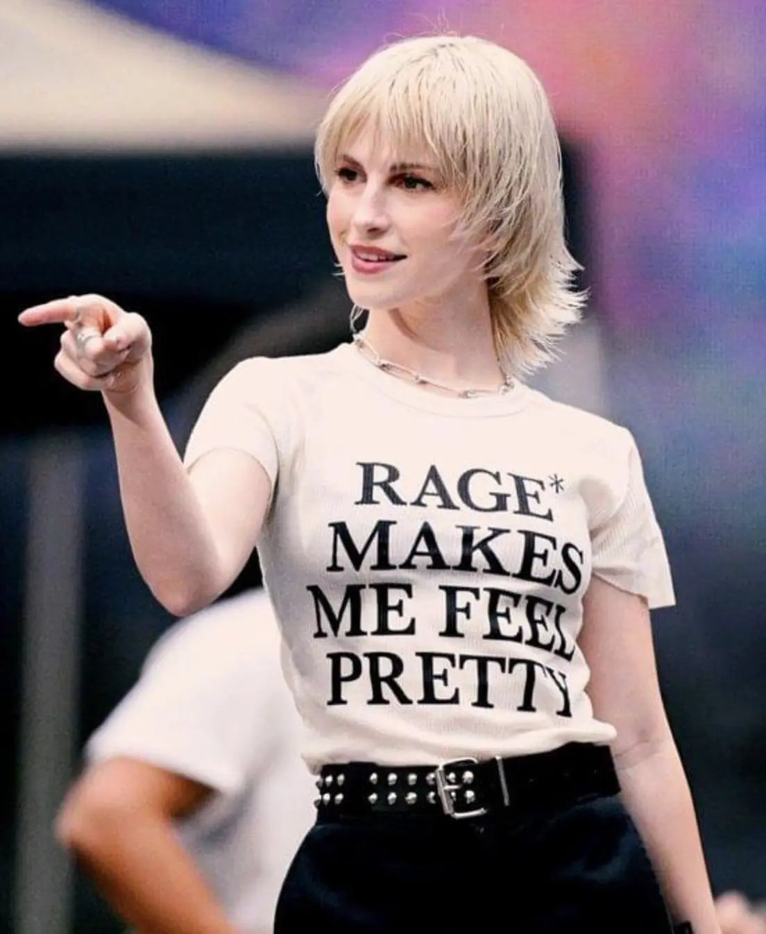 Rage Makes Me Feel Pretty  -  Womens Fine Jersey T-Shirt - 3 Colors (Worn by Hayley Williams of Paramore)) - Amp’d Apparel