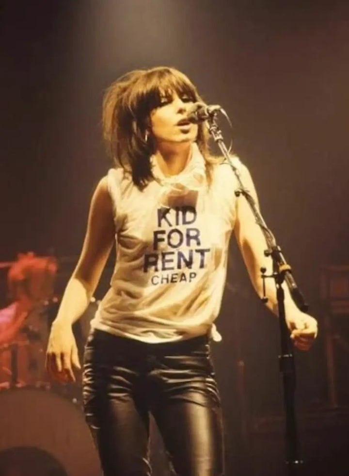 Kid For Rent / Cheap  -  Premium T-shirt  (Worn by Chrissie Hynde of PRETENDERS) - Amp’d Apparel