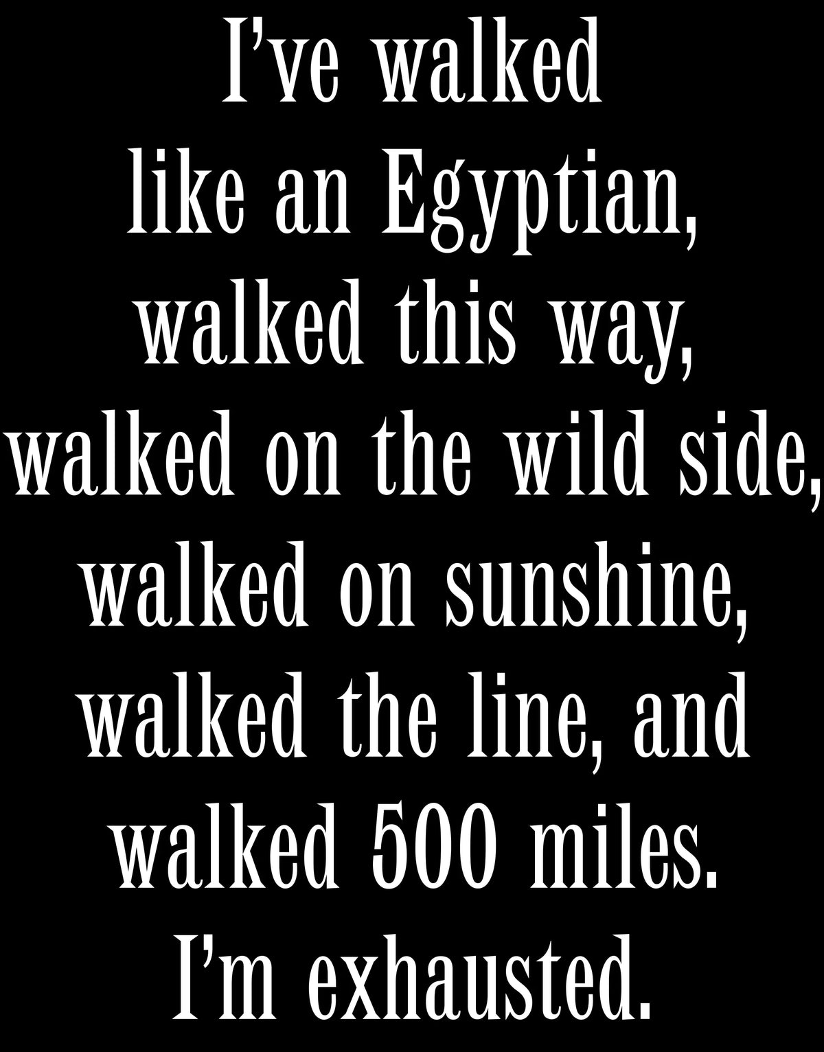 A black square graphic with white serif text.