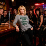 "Strummer Jones Simonon Headon" Men's Cotton Long-Sleeve Crew