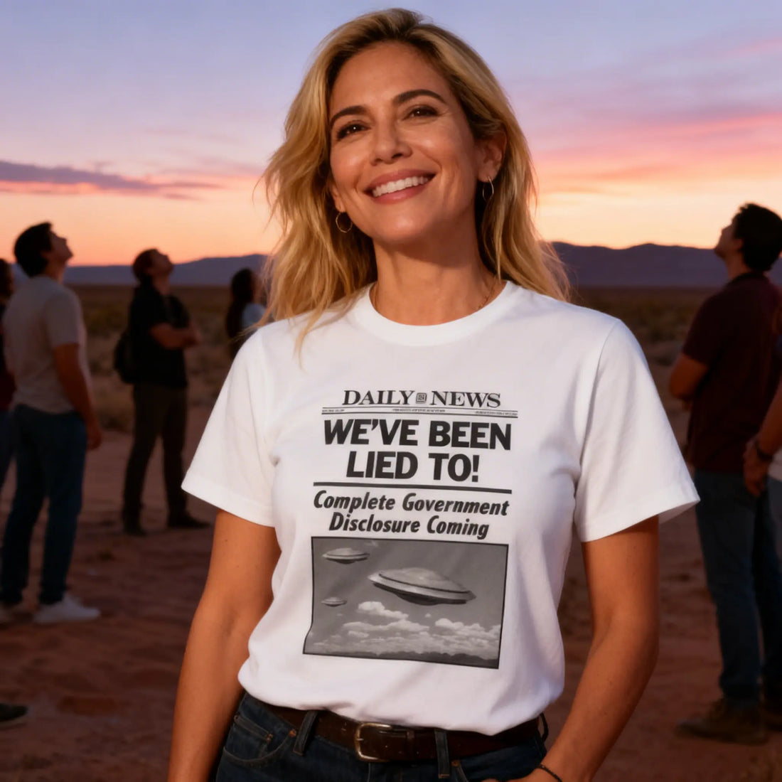 "We've Been Lied To!" Premium Unisex T-Shirt