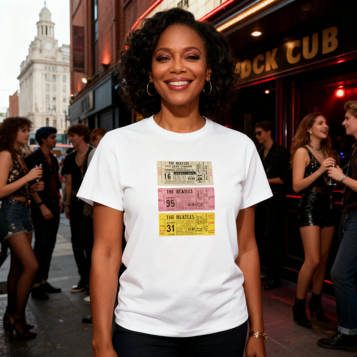 "The Beatles Tickets" Premium Unisex T-Shirt