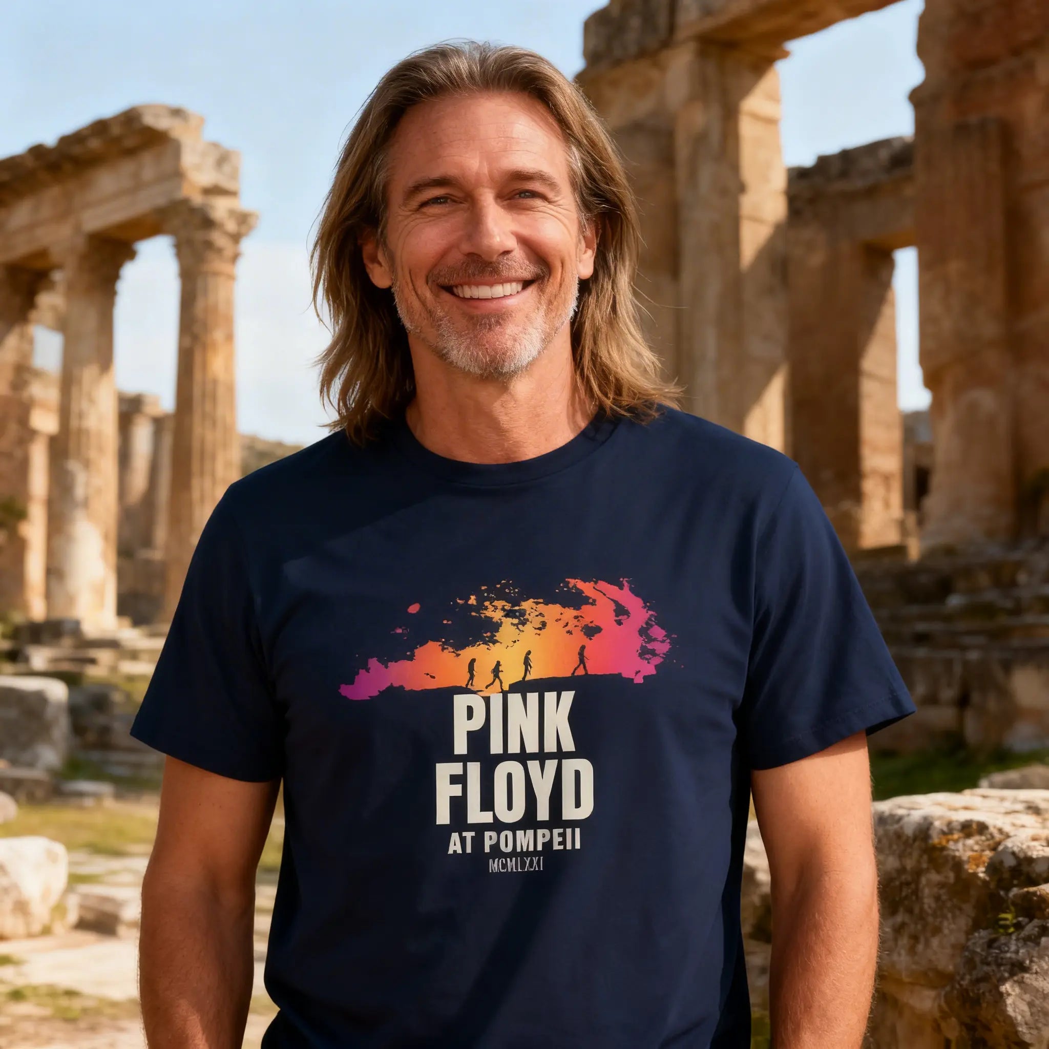 "Pink Floyd at Pompeii" Premium Unisex T-Shirt