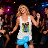 "Balloon Animal by Alias" Women's Flowy Racerback Tank