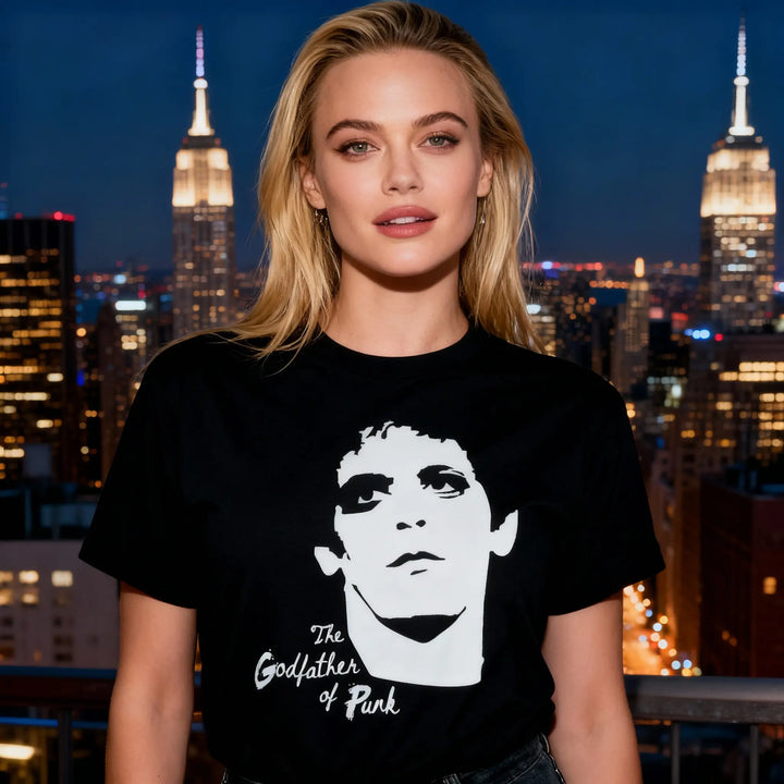 "Lou Reed - Godfather of Punk" Premium Unisex T-Shirt