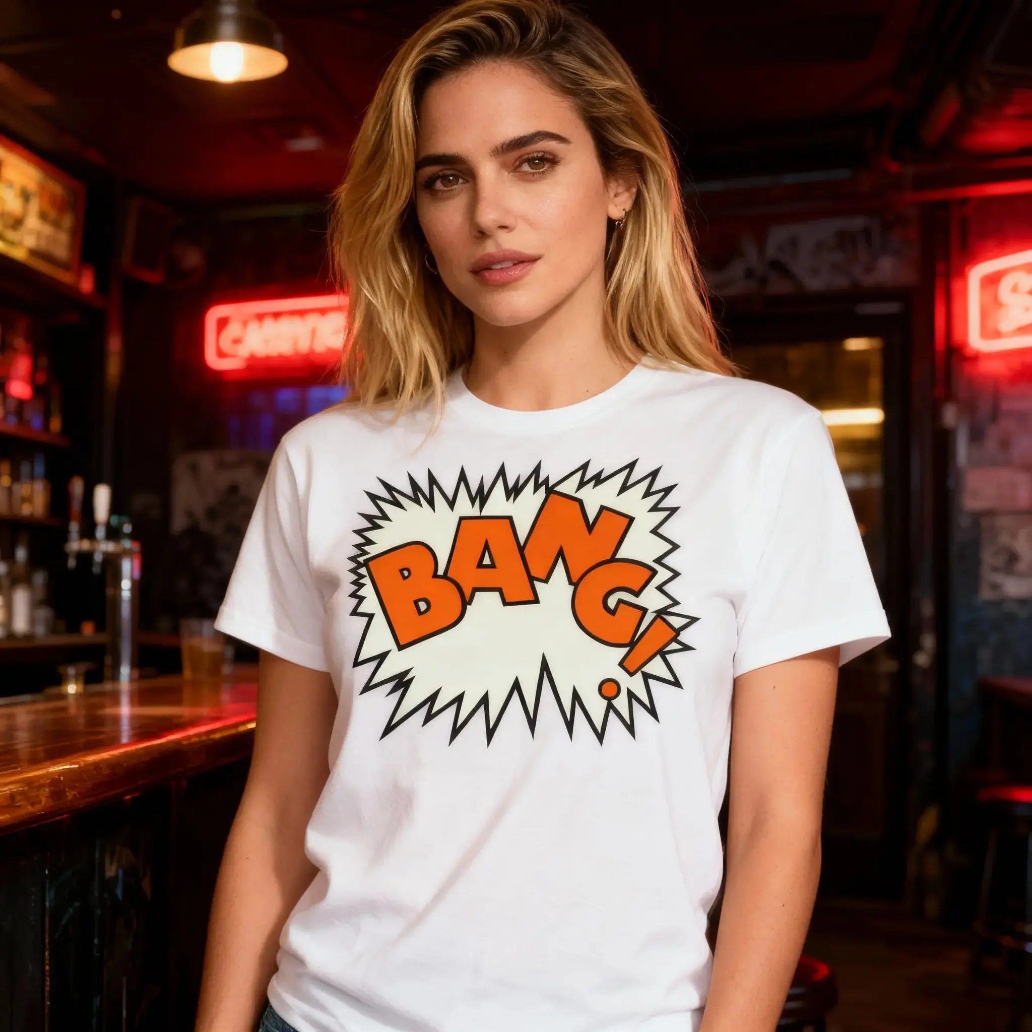 "Bang!" Women's Ideal Crew Apliiq